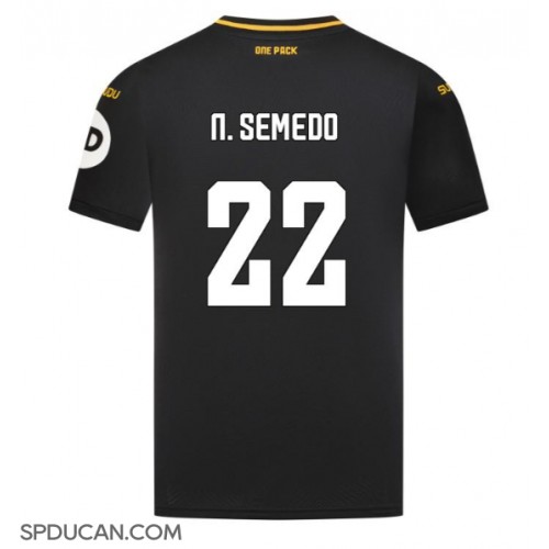 Muški Nogometni Dres Wolves Nelson Semedo #22 Gostujuci 2024-25 Kratak Rukav